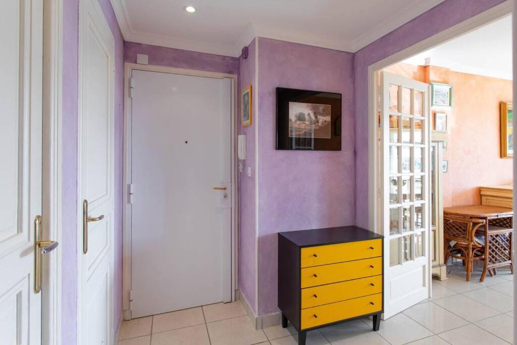 Apartmán A6- 2 Bdr Incredible Sea View - Ac, Garage & Terrace Antibes Exteriér fotografie