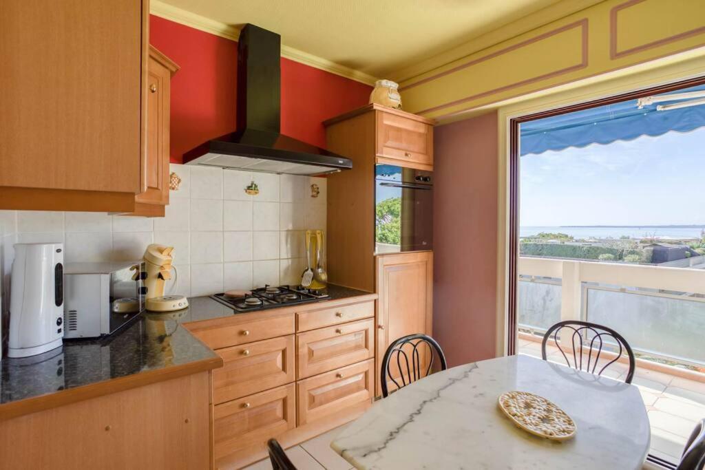 Apartmán A6- 2 Bdr Incredible Sea View - Ac, Garage & Terrace Antibes Exteriér fotografie